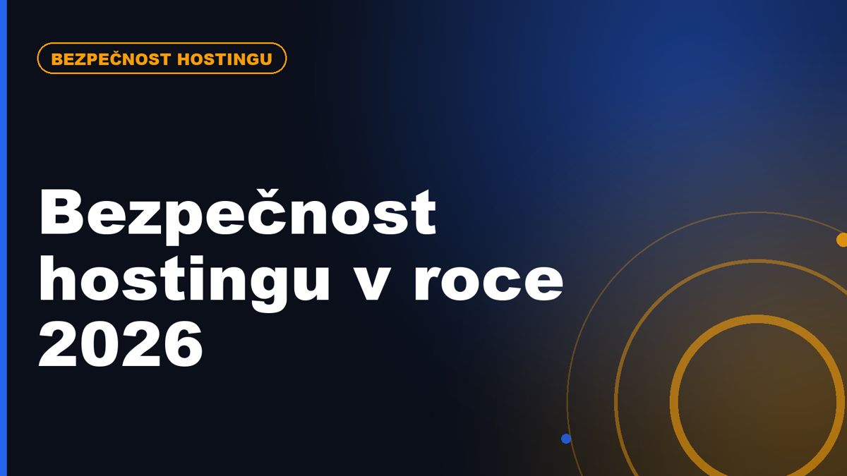 DDoS, malware a napadené WordPressy: co by měl dobrý hosting umět v roce 2026
