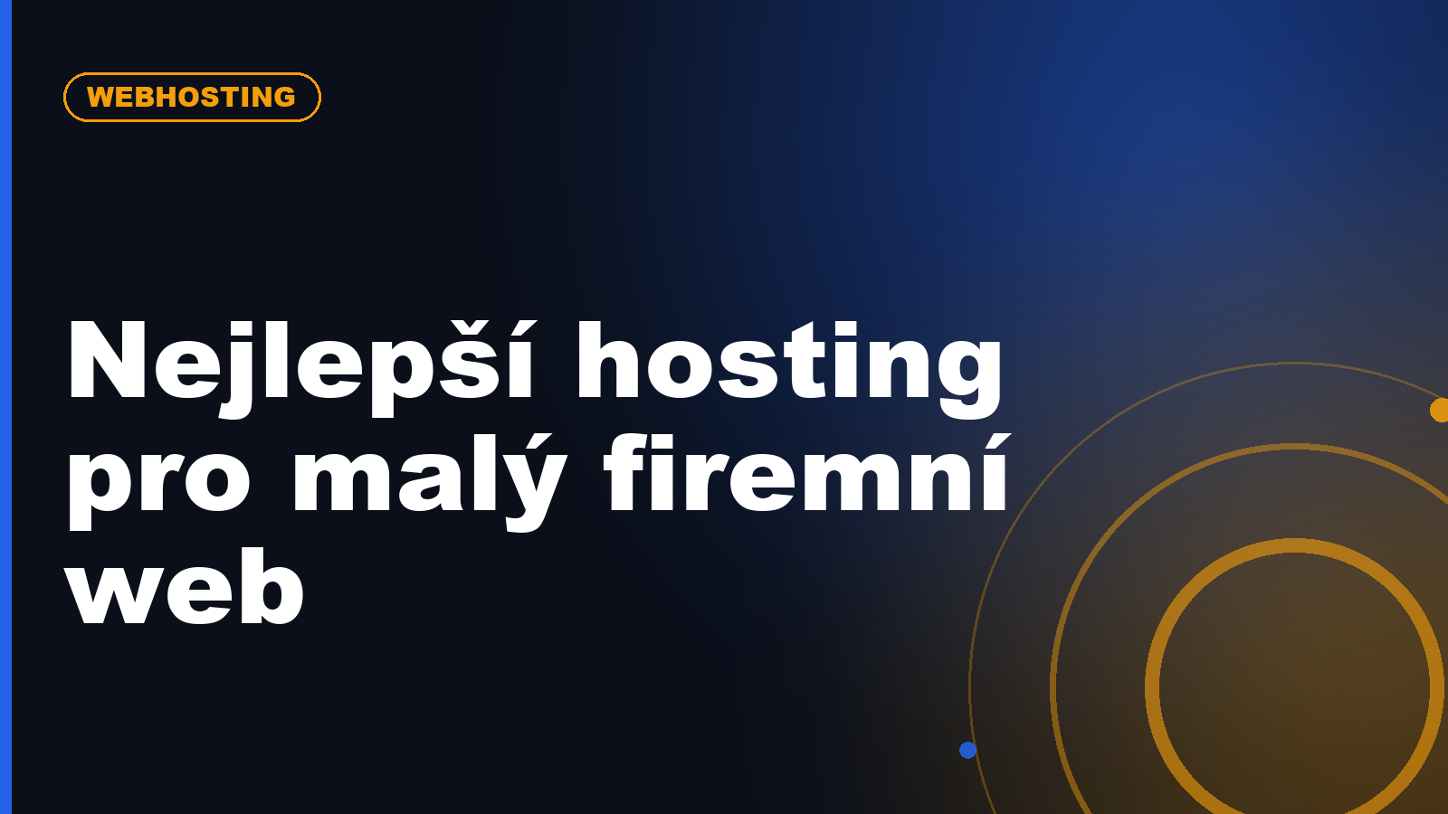 Nejlepší hosting pro malý firemní web